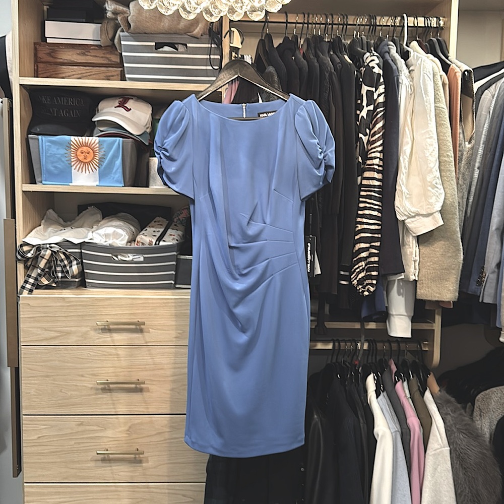 Dusty blue Karl Lagerfeld dress